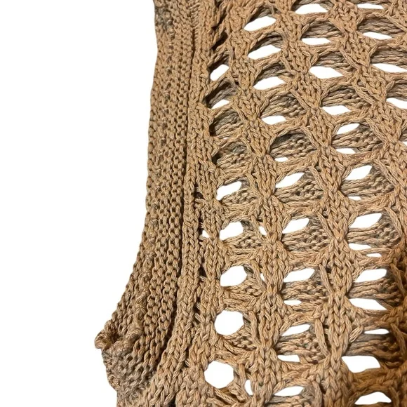 Love Tree Tan Open Knit Top - Picture 6 of 6